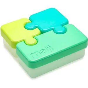 Melii Desiatový box Puzzle zelený, limetkový, modrý