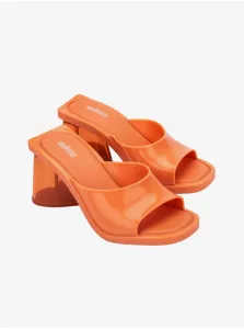 Oranžové papuče na podpätku Melissa Candy #650677