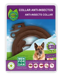 Menforsan Prírodný obojok pre psov, odpudzujúci kliešte a blchy (Natural Insect Repellent Collar for Dogs)