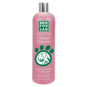 MENFORSAN Ošetrujúci šampón s kondicionérom proti zachuchvalcovaniu srsti 1000 ml