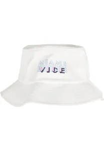 Urban Classics Merchcode Miami Vice Logo Bucket Hat white - One Size