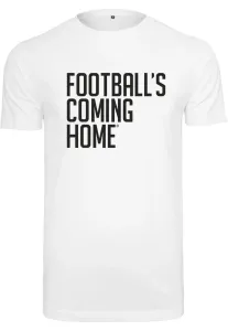 Mr. Tee Footballs Coming Home Logo Tee white - Size:L