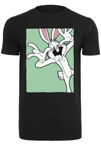 Looney Tunes Bugs Bunny Funny Face Black T-Shirt #8460755