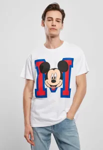 Pánske tričko MERCHCODE Mickey Mouse M Face Farba: white, Veľkosť: M
