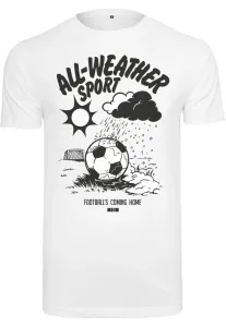 Mr. Tee Footballs Coming Home All Weather Sports Tee white - Size:XS