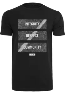 Mr. Tee Footballs Coming Home Integrity, Respect, Community Tee black - Size:XS