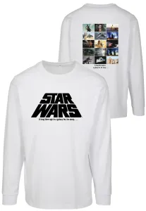 Merchcode Star Wars Photo Collage Longsleeve white - XL