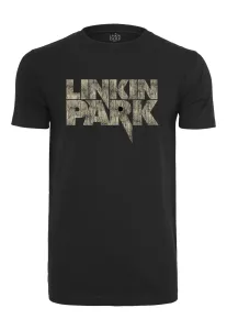 Pánske tričko MERCHCODE Linkin Park Distressed Logo Tee Farba: black, Veľkosť: XS