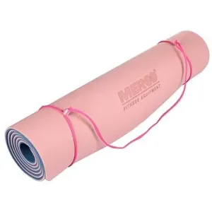 Merco Yoga TPE 6 Double Mat podložka na cvičenie ružová-modrá