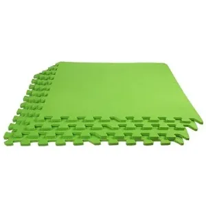 Colored Puzzle fitness podložka zelená 4 ks