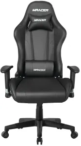 MERCURY Herná stolička MRacer koženka, čierná č.AOJ1691S