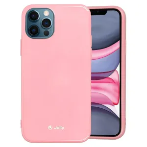 Mercury Jelly case iPhone 13 Pro Max, svetlo ružový
