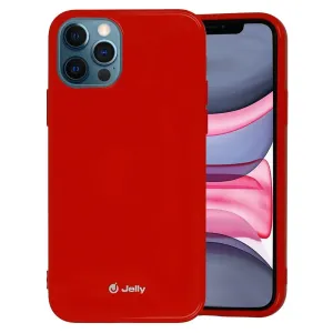 Mercury Jelly case iPhone 14, červený
