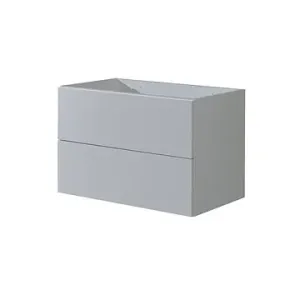 Aira desk, kúpeľňová skrinka, sivá, 2 zásuvky, 810 × 530 × 460 mm