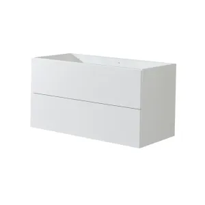 Aira desk kúpeľňová skrinka, biela, 2 zásuvky, 1010 × 530 × 460 mm