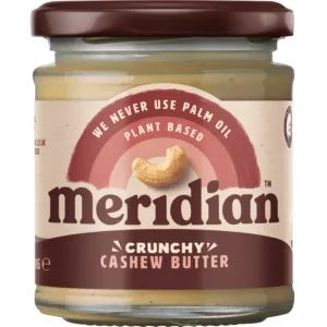 Meridian Kešu maslo chrumkavé 170 g #1556114