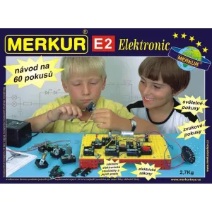 MERKUR E2 elektronic Stavebnica v krabici 36x27x6cm