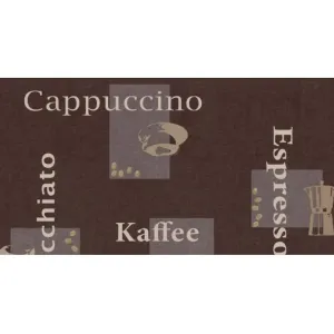Gumený obrus Cappuccino schoko 385-9002 140 cm. Tovar na mieru