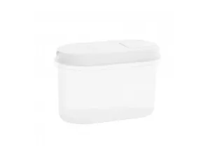 Plast Team Dóza na potraviny 1,2 l, 18,7 × 9,5 × 12,3 cm Margerit biela