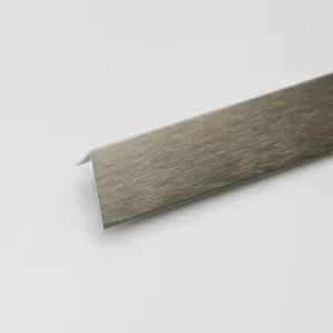 Profil uholníkový hliníkový titán 30x15x1000