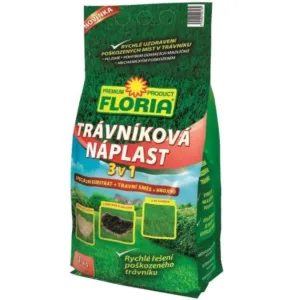AGRO FLORIA Trávniková náplasť 3 v 1, 1 kg