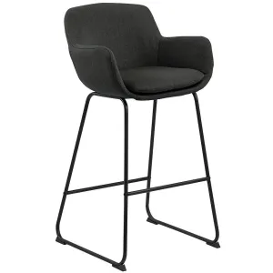 Barová stolička dark grey 2 ks #9493631