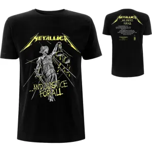 Metallica tričko And Justice For All Tracks Čierna L