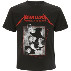Metallica tričko Hardwired Band Concrete Čierna L