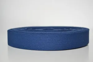 Bavlnený popruh 3 cm modrý