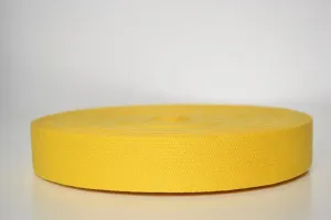 Bavlnený popruh 3 cm žltý
