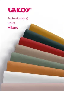 Vzorkovník- Jednofarebný úplet Milano