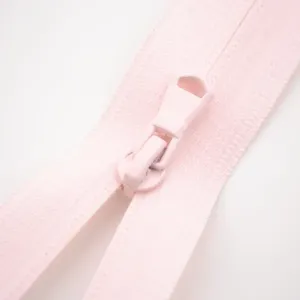 Zips Sarah vodeodolný s dvoma bežcami 5 mm - ružová  90 cm