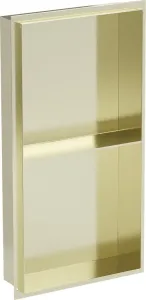 MEXEN - X-Wall-NR modul pre vstavanie do steny s policou 60x30 cm, zlatá 1951603010S