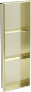 MEXEN - X-Wall-NR modul pre vstavanie do steny s policou 90x30 cm, zlatá 1951903010S