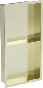 MEXEN - X-Wall-R X-Wall-R modul pre vstavanie do steny s policou 60x30 cm, zlatá 1950603010S