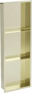 MEXEN - X-Wall-R X-Wall-R modul pre vstavanie do steny s policou 90x30 cm, zlatá 1950903010S