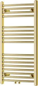 MEXEN - Ares vykurovací rebrík/radiátor 900 x 500 mm, 372 W, zlatá W102-0900-500-00-50