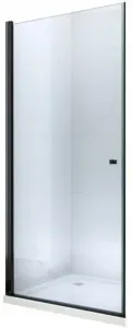 MEXEN - Pretoria Sprchové dvere krídlové 80, transparent, čierna sa stenovým profilom 852-080-000-70-00 #2246631