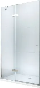 MEXEN - Roma Sprchové dvere krídlové 80, transparent, chróm sa stenovým profilom 854-080-000-01-00 #2246637
