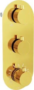 MEXEN - Kai termostatická batérie sprcha / vaňa 3-gold výstup 77603-50