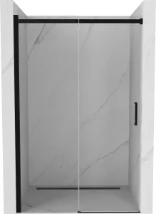 MEXEN - Omega posuvné sprchové dvere 120, transparent, čierna so sadou pre niku 825-120-000-70-00 #1594498