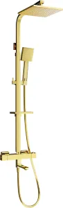 MEXEN/S - CQ45 vaňový stĺp s termostatickou batériou, zlato 779104595-50