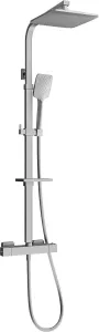 MEXEN/S - CQ62 Sprchový stĺp s termostatickou batériou, grafitu 772506295-66