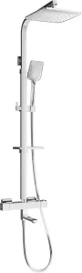 MEXEN/S - CQ62 vaňový stĺp s termostatickou batériou, chróm 779106295-00