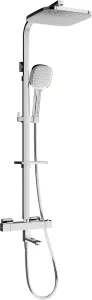 MEXEN/S - CQ33 vaňový stĺp s termostatickou batériou, chróm 779103395-00