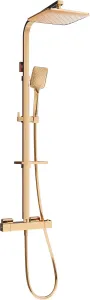 MEXEN/S - CQ62 sprchový stĺp s termostatickou batériou, ružového zlata 772506295-60