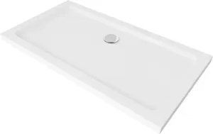 Obdĺžniková sprchová vanička MEXEN SLIM biela, 120 x 70 cm + sifón