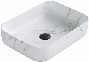 MEXEN - Carla umývadlo na dosku 50x39 cm biela kameň 21555091