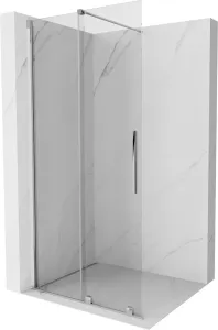 MEXEN/S - Velár posuvné sprchové dvere Walk-in 80, transparent, chróm 871-080-000-03-01