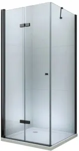 MEXEN/S - LIMA sprchovací kút 80x100, transparent, čierna 856-080-100-70-00